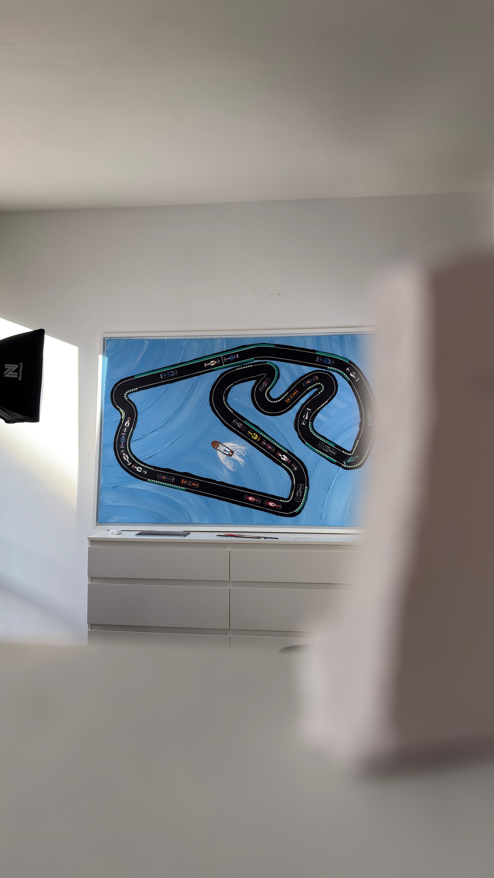 Tableau Bortoleto — vue en angle
