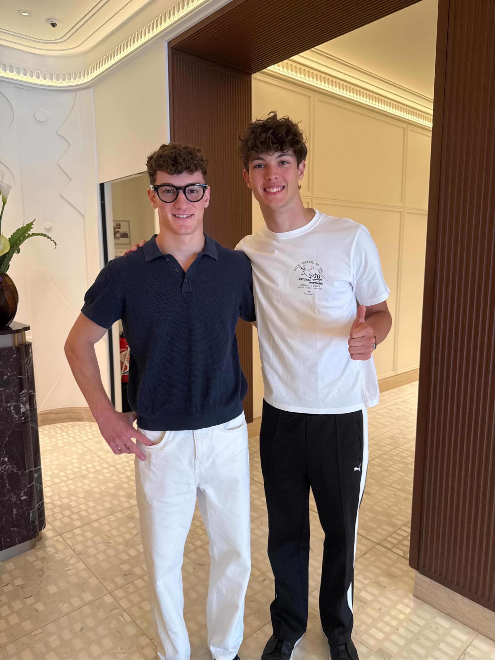 Jules Vincent et Ollie Bearman