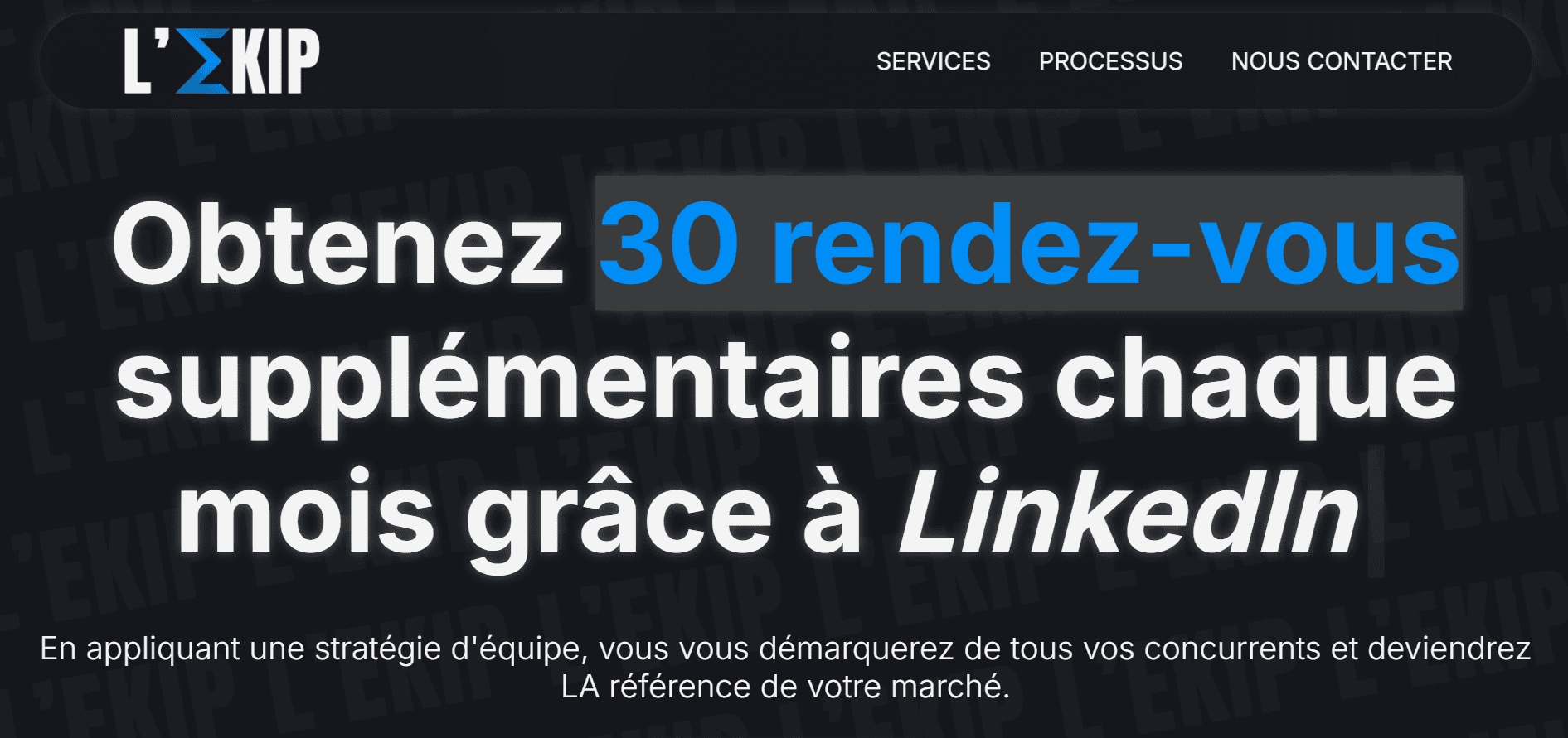 Exemple de création de site web fait par Jules Vincent