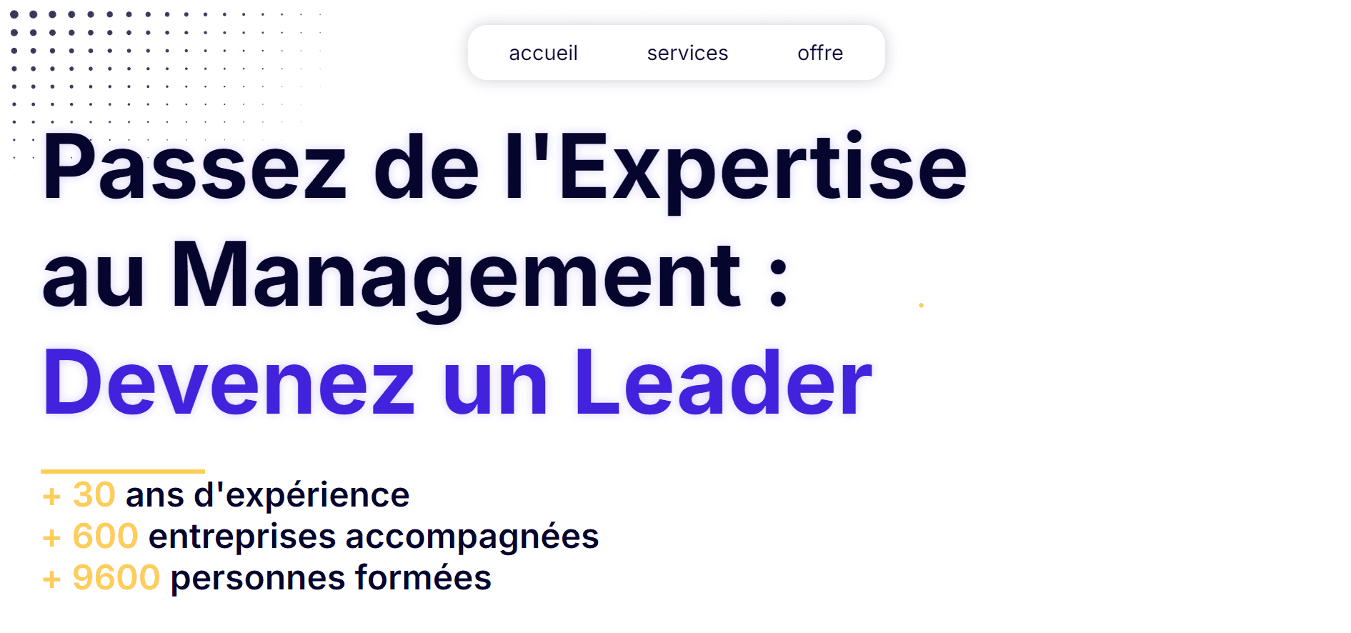 Exemple de création de site web fait par Jules Vincent